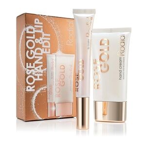 Rodial Rose Gold Lip Balm & Hand Cream Boxed Set FULL SIZE